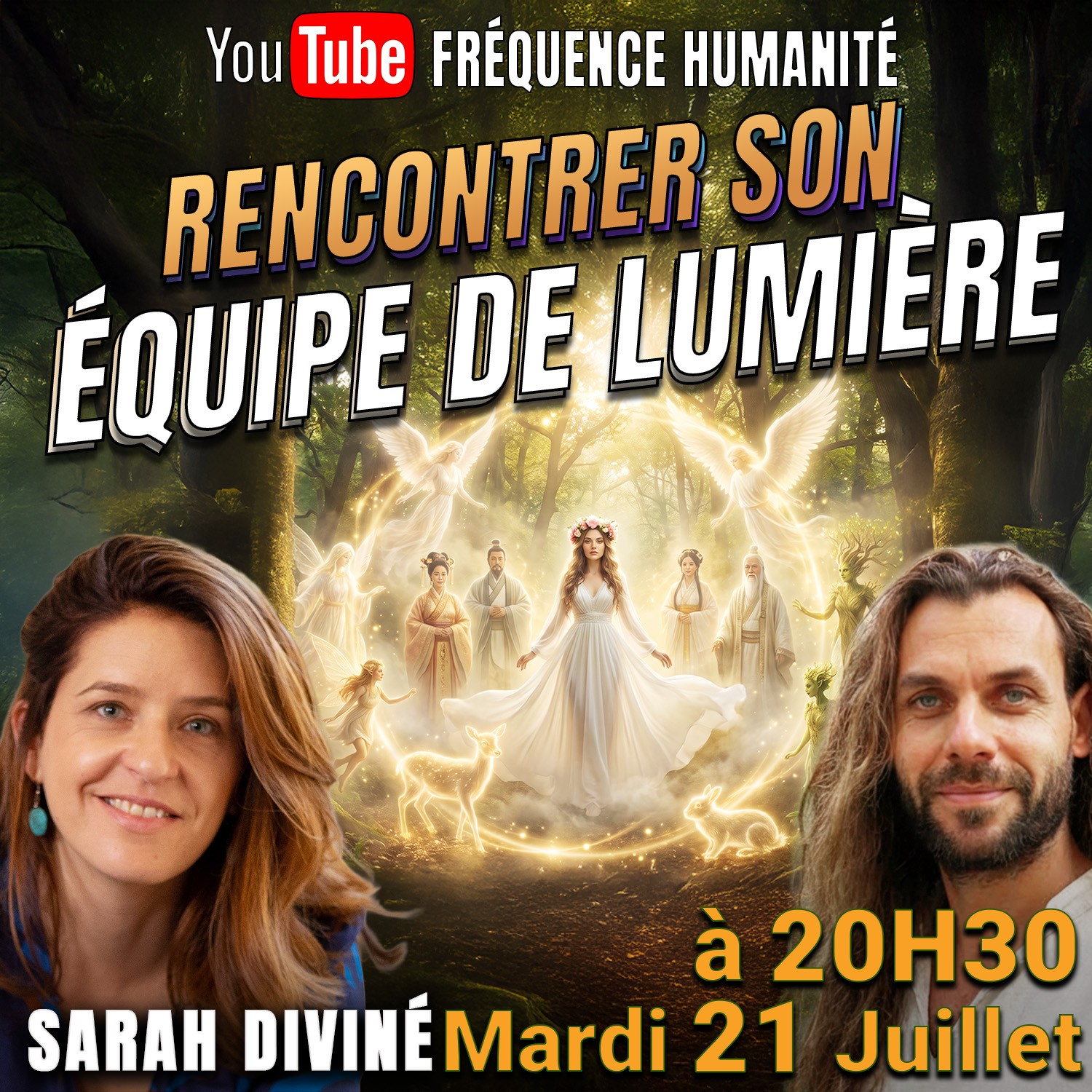 Emission en live - Messages de vos vies passées - Sarah Diviné - Fréquence Humanité avec Sidney
