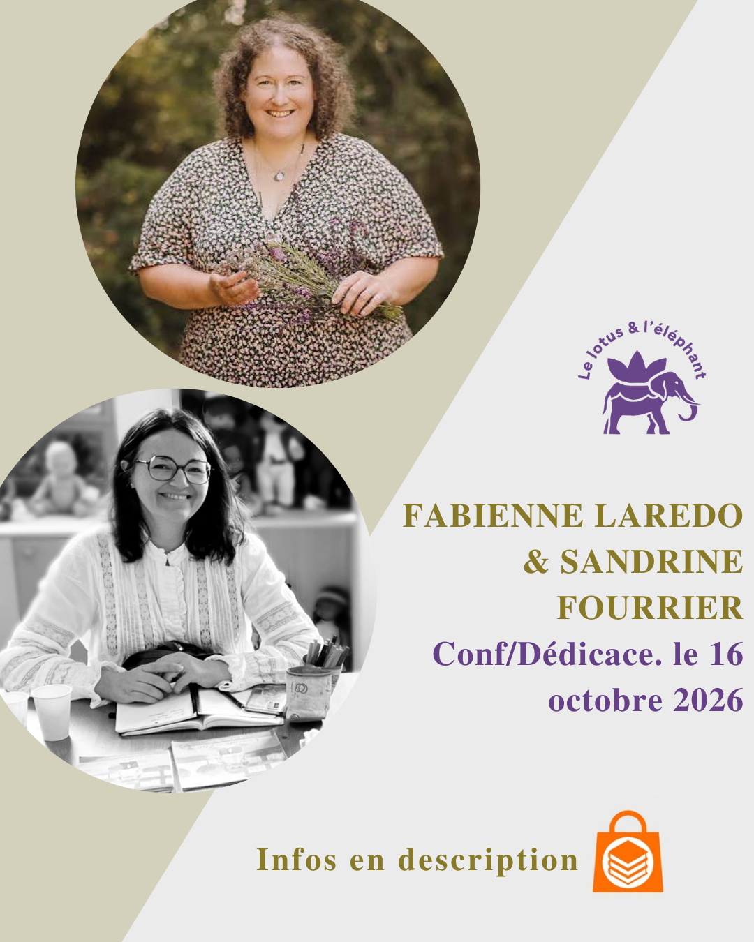 Dédicaces, conférence et cadeaux à gagner - Fabienne Laredo et Sandrine Fourrier - Cultura Guérande