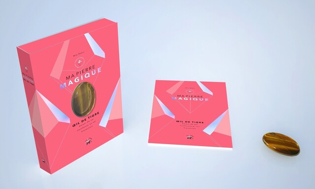 Coffret Ma pierre magique : Oeil de Tigre - Mily Robin - Le lotus et l'éléphant