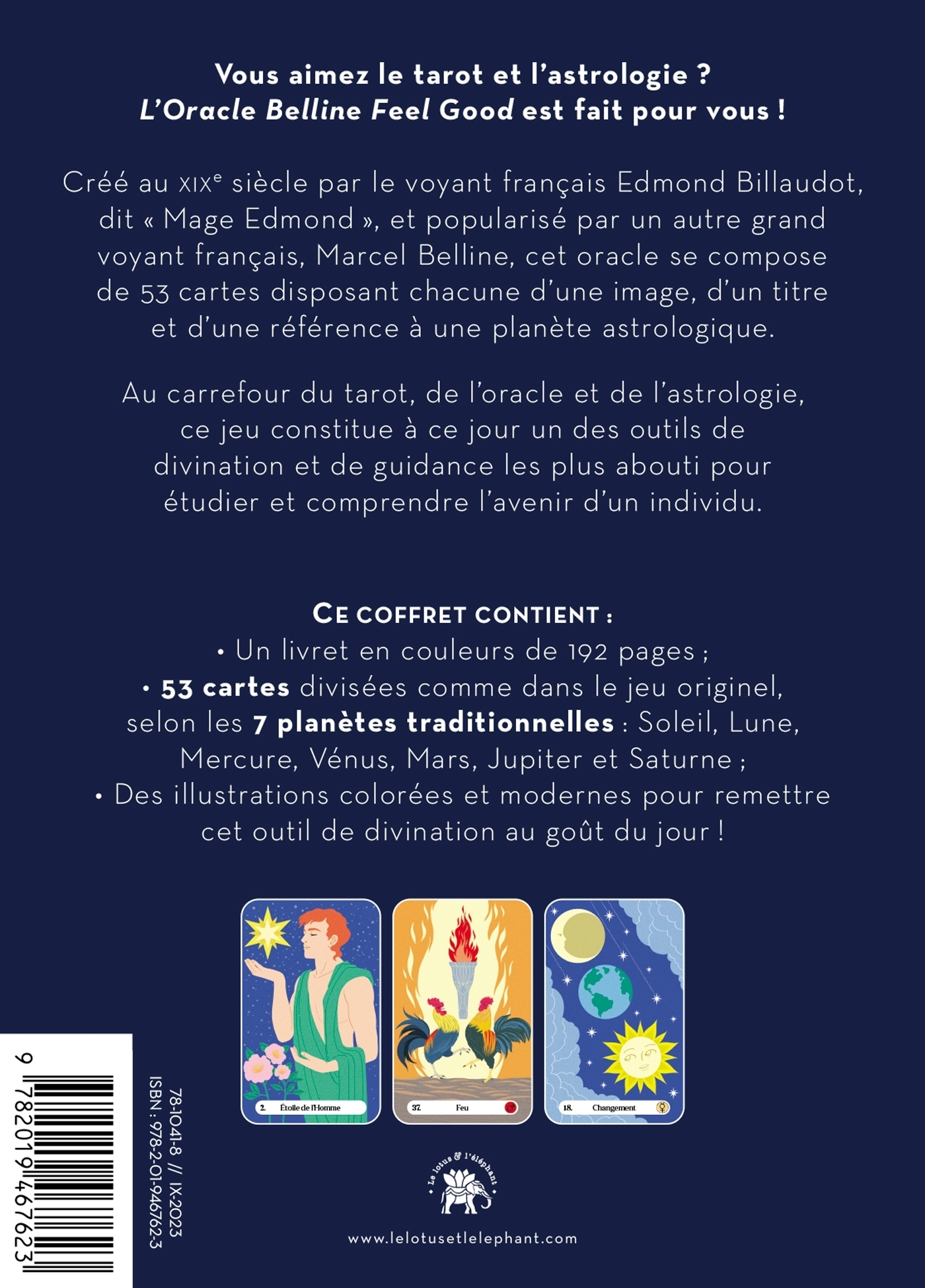 Oracle Belline Feel Good - 53 cartes pour revisiter cet outil de divination  - Céline Camoun (EAN13 : 9782019467623)